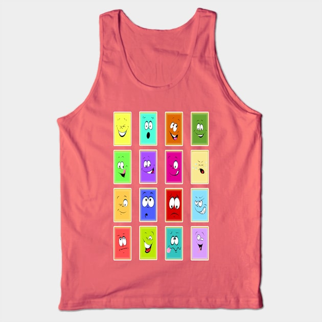 Emojis Design 1 Tank Top by Invisibleman17